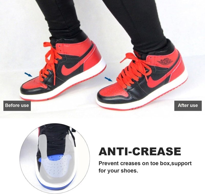 apvok Thinner Crease Protectors for Shoe Sneakers Shoe Crease Preventer for Af1s,Dunk,Anti,Jordan 1,Nike Dunk Lowsneaker,Toe Crease Guards No Crease Shoe Inserts (Large-Size 7-13) - Image 5